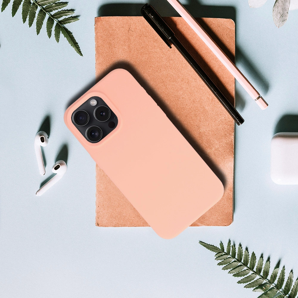 Smart Samsung Galaxy A26 silikoninis dėklas, persikinė, 5 nuotrauka